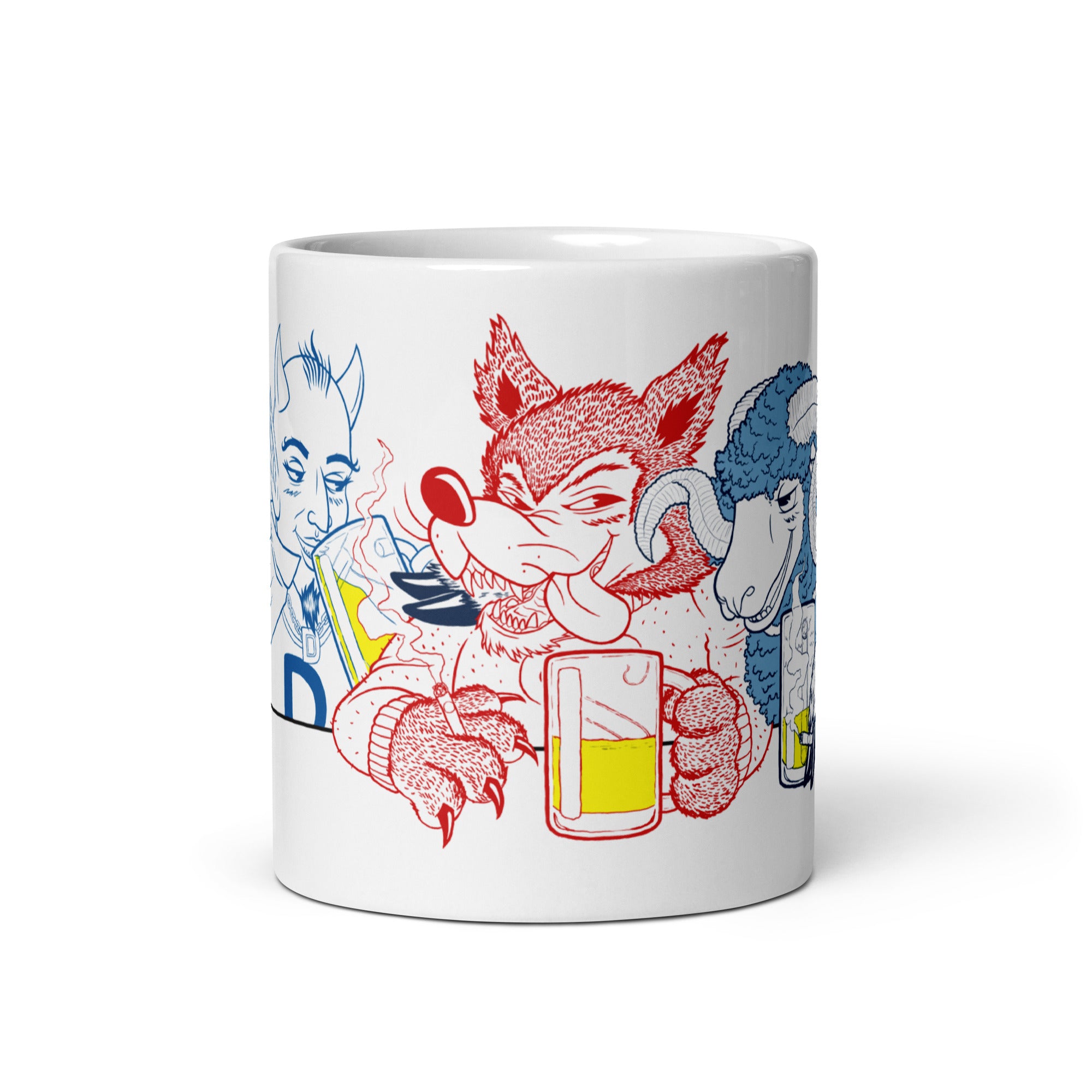 OG DRINKING BUDDIES WHITE MUG – mikep.shop